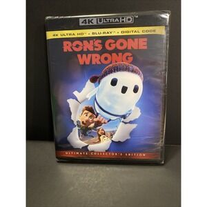 Ron's Gone Wrong (4K Ultra HD + Blu-ray + Digital Code, 2021) - Brand New